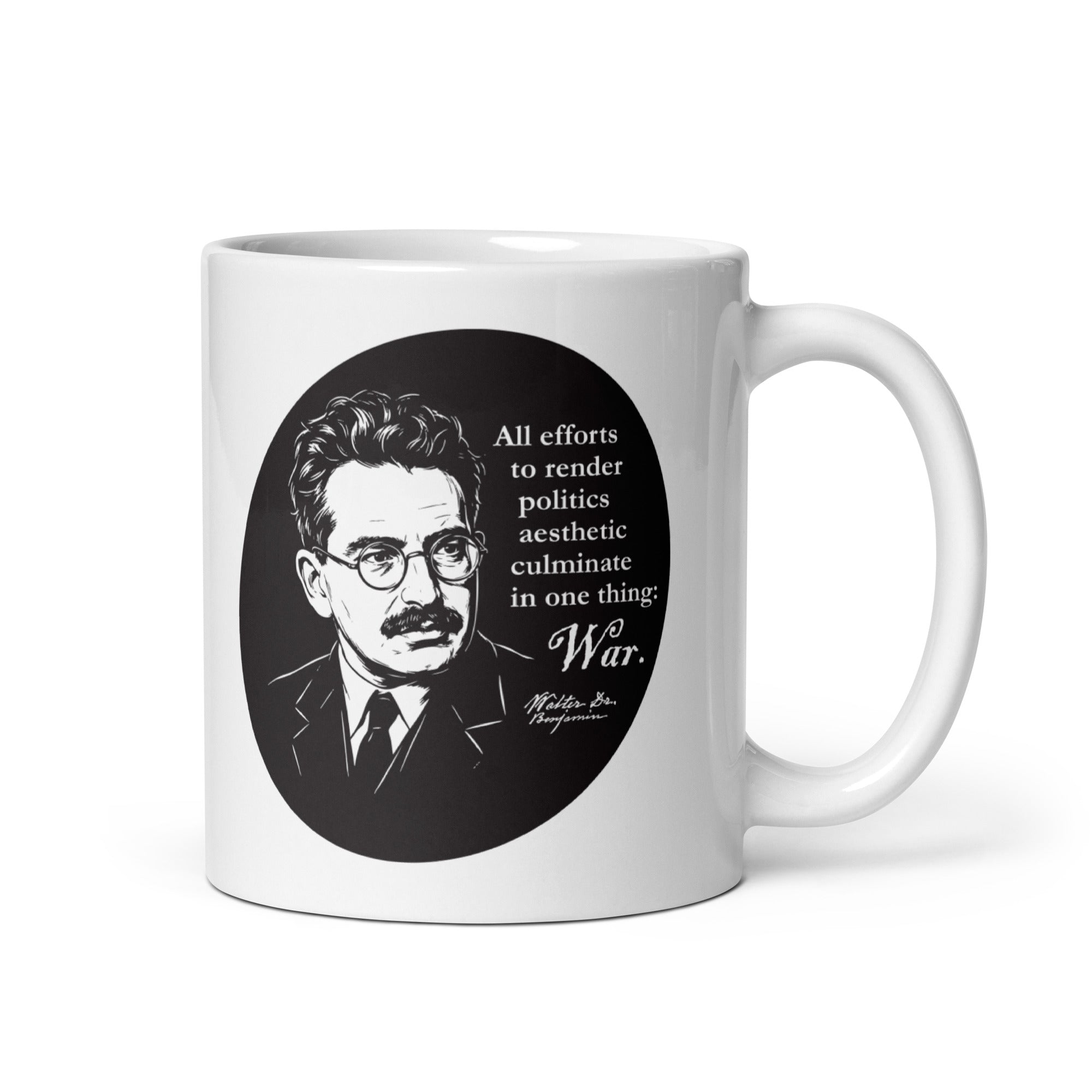 Walter Benjamin Quote - Mug - The Philosopher's Shirt