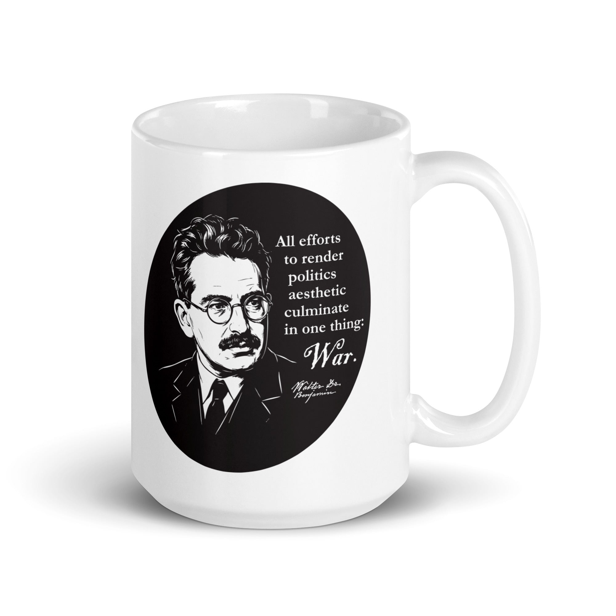 Walter Benjamin Quote - Mug - The Philosopher's Shirt