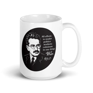 Walter Benjamin Quote - Mug