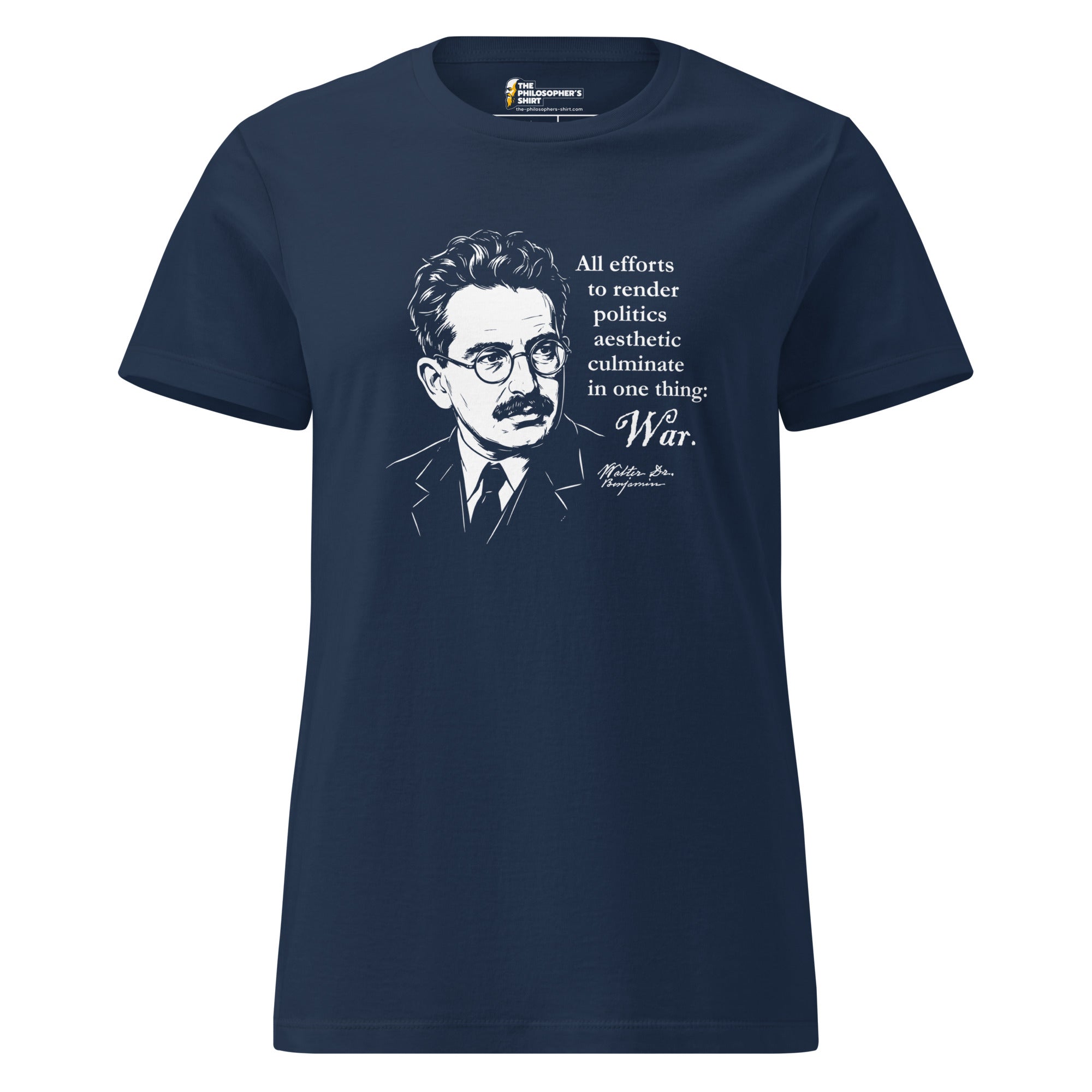 Walter Benjamin Quote - Women’s T-shirt - The Philosopher's Shirt