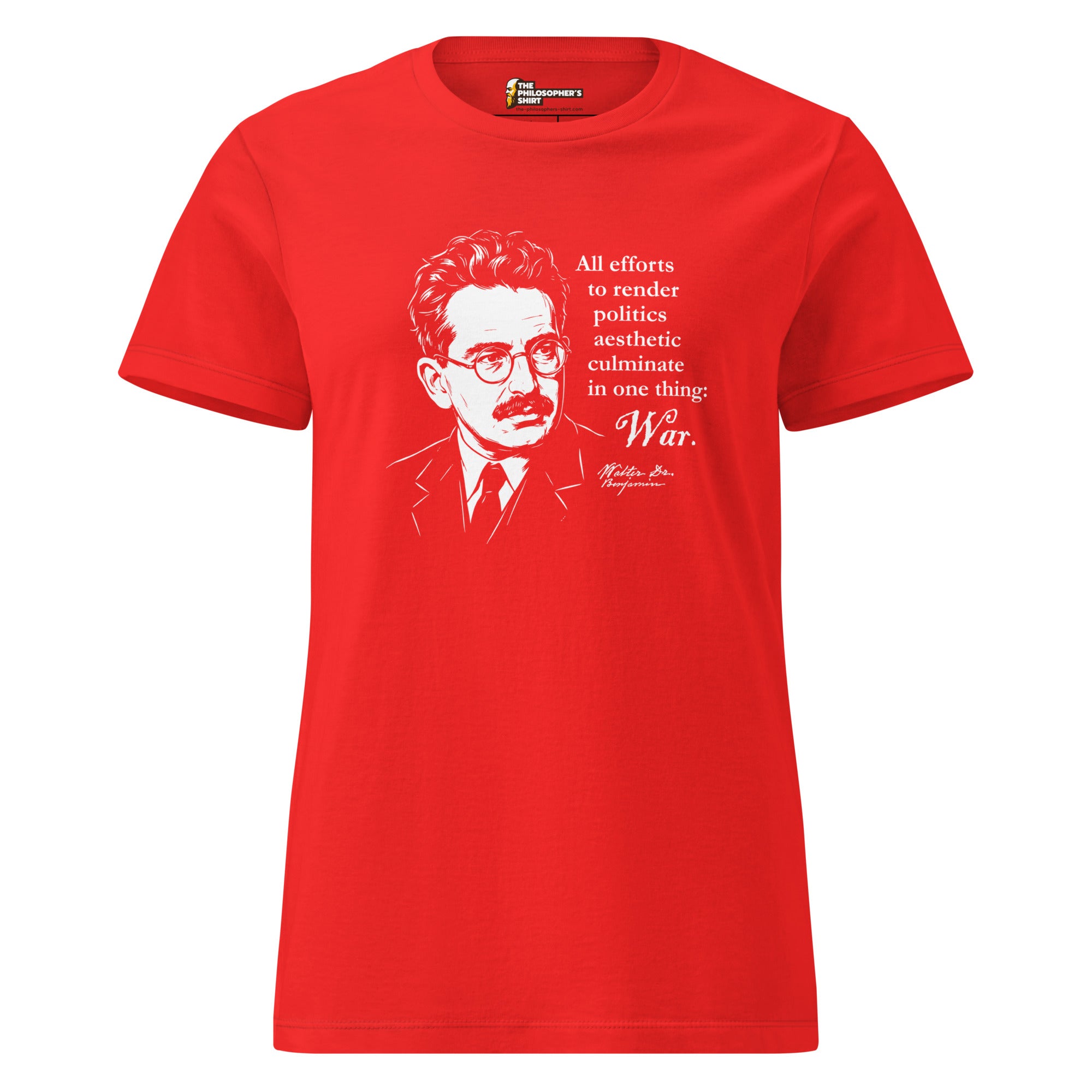 Walter Benjamin Quote - Women’s T-shirt - The Philosopher's Shirt