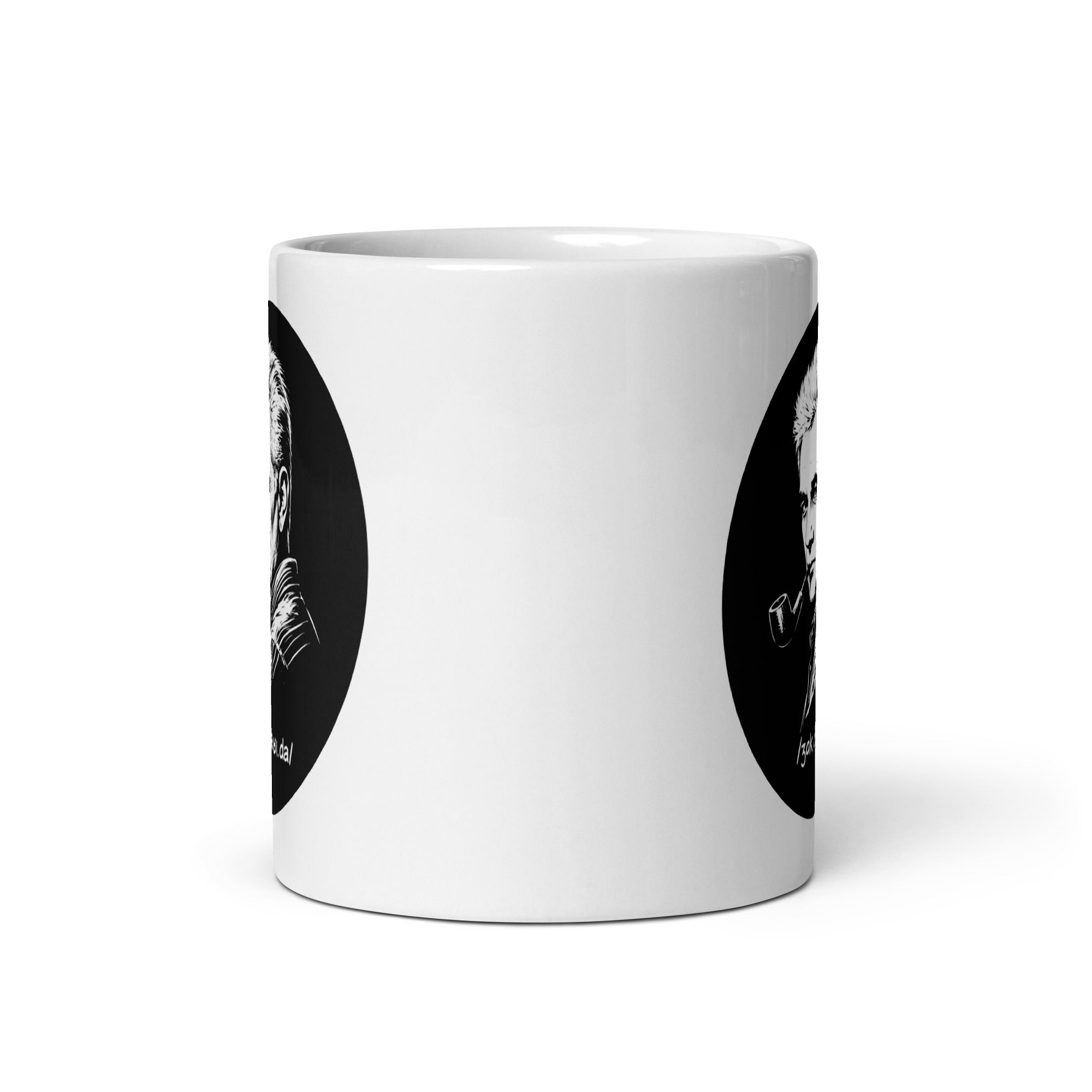 Jacques Derrida Portrait - Mug - The Philosopher's Shirt
