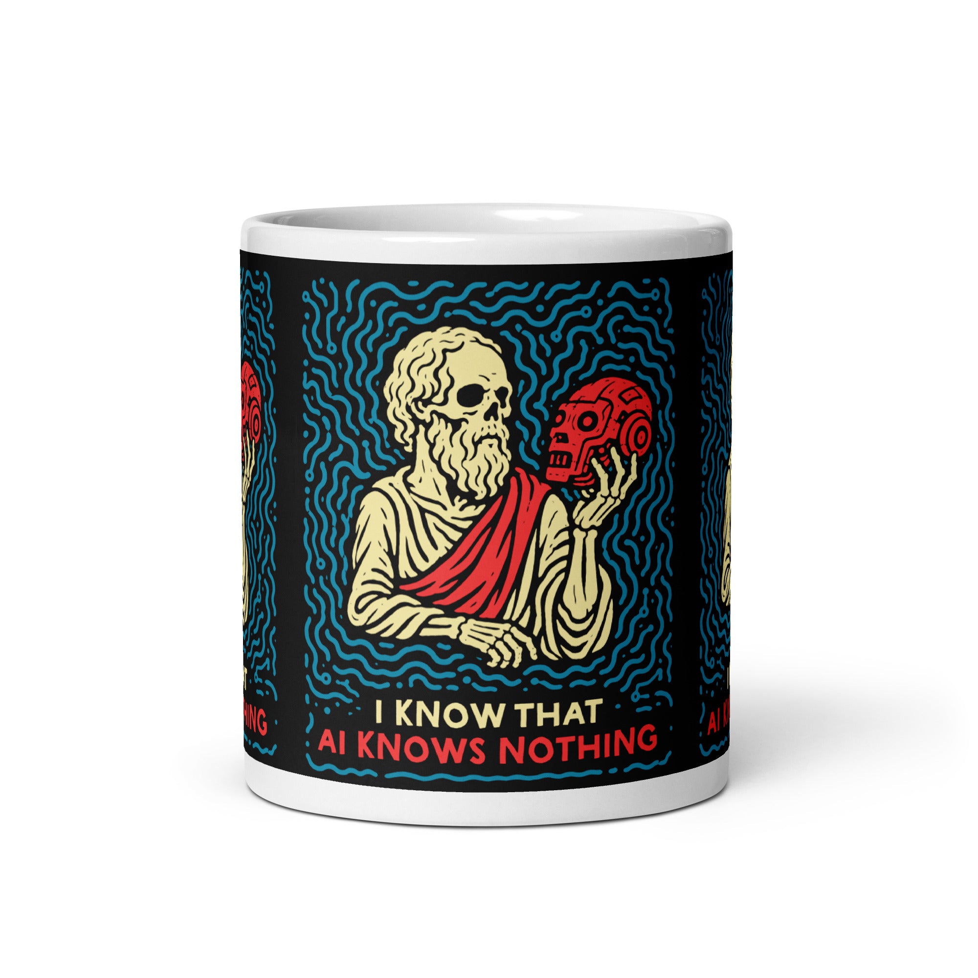 I know that AI knows nothing - Mug - The Philosopher's Shirt
