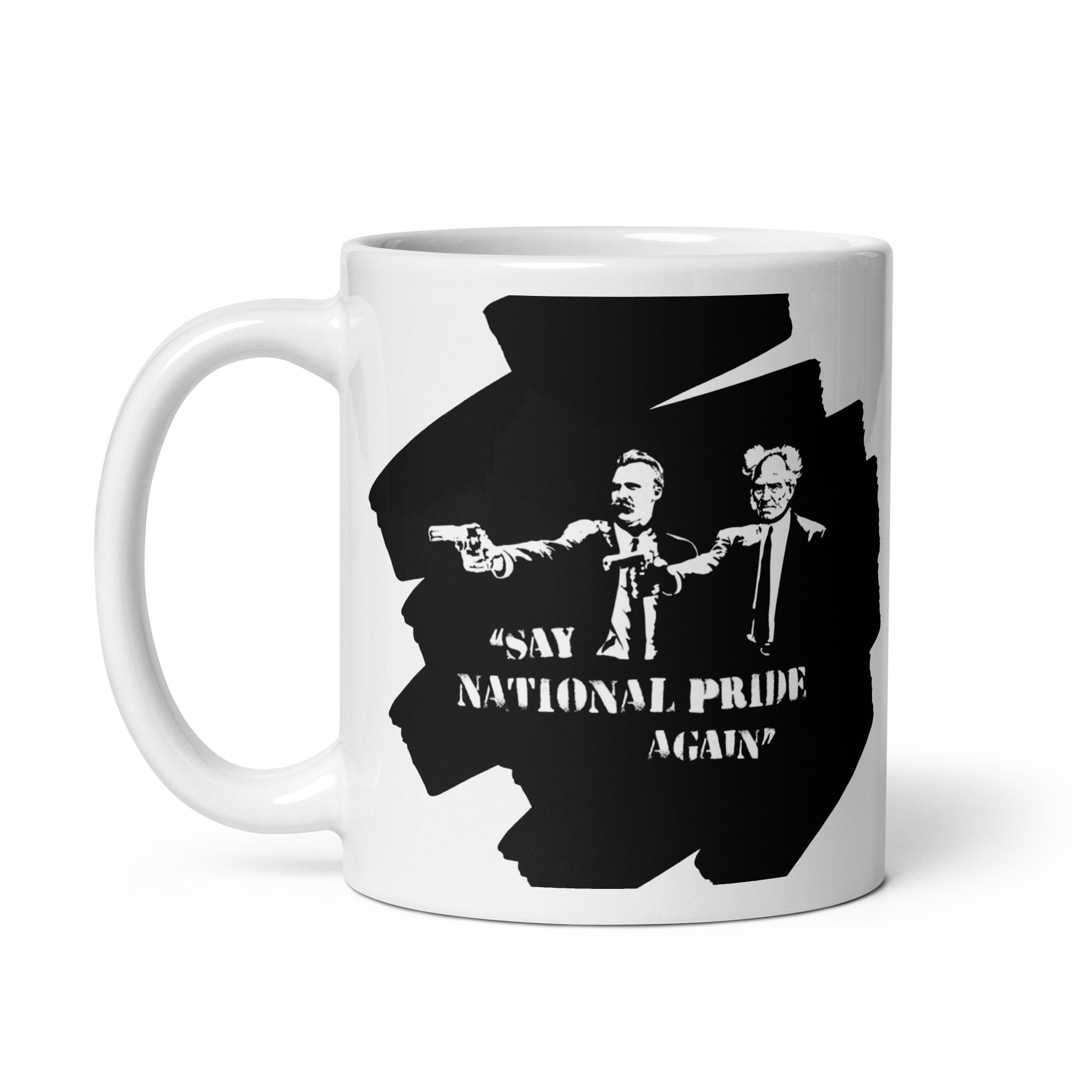 Philo Fiction: Nietzsche & Schopenhauer - Mug - The Philosopher's Shirt