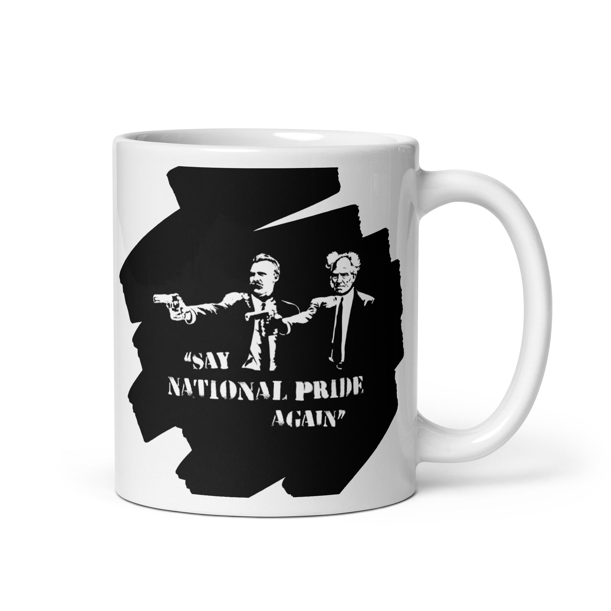 Philo Fiction: Nietzsche & Schopenhauer - Mug - The Philosopher's Shirt