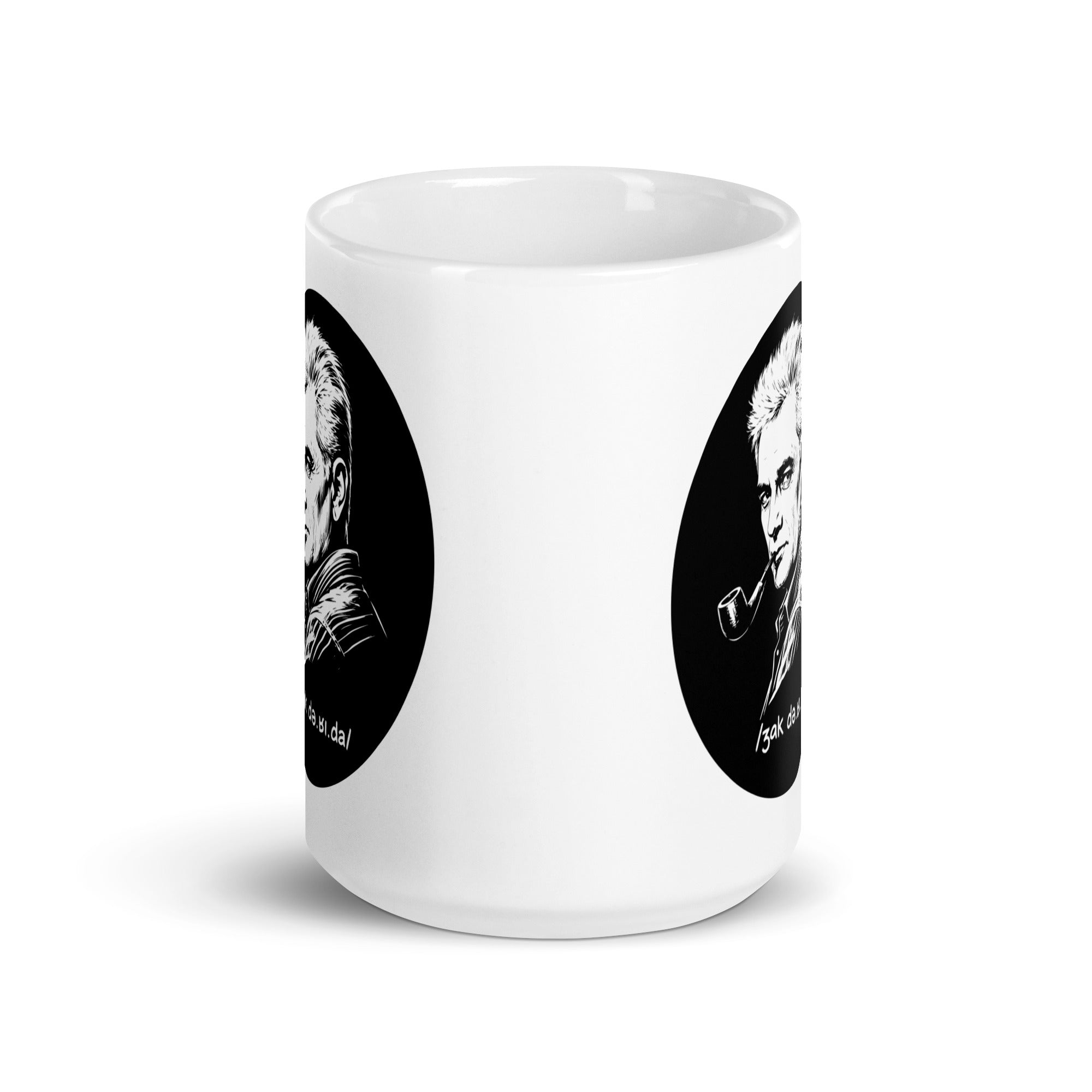 Jacques Derrida Portrait - Mug - The Philosopher's Shirt