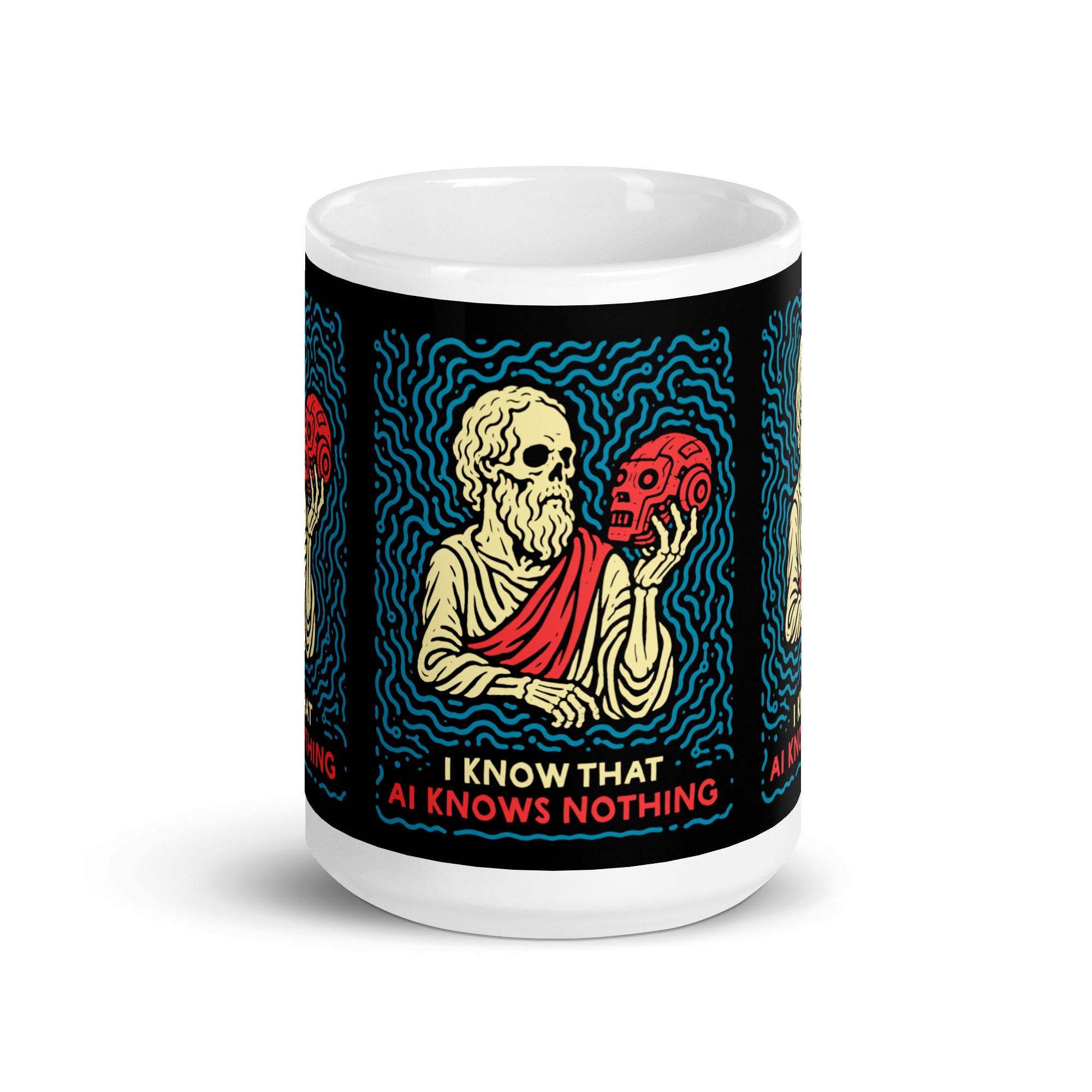 I know that AI knows nothing - Mug - The Philosopher's Shirt