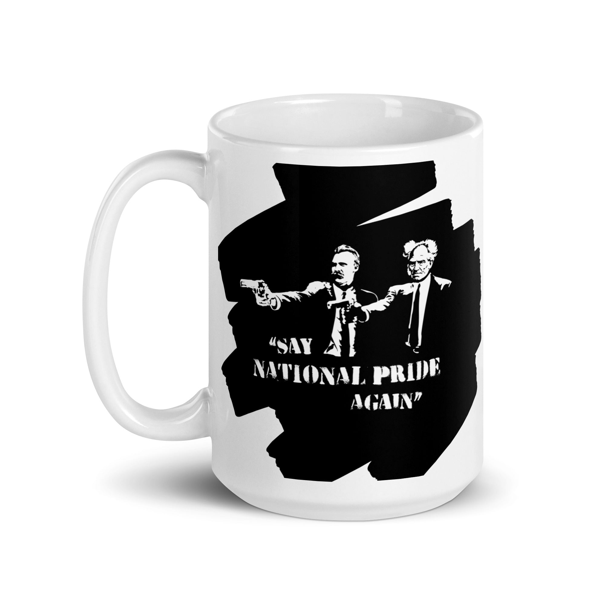 Philo Fiction: Nietzsche & Schopenhauer - Mug - The Philosopher's Shirt