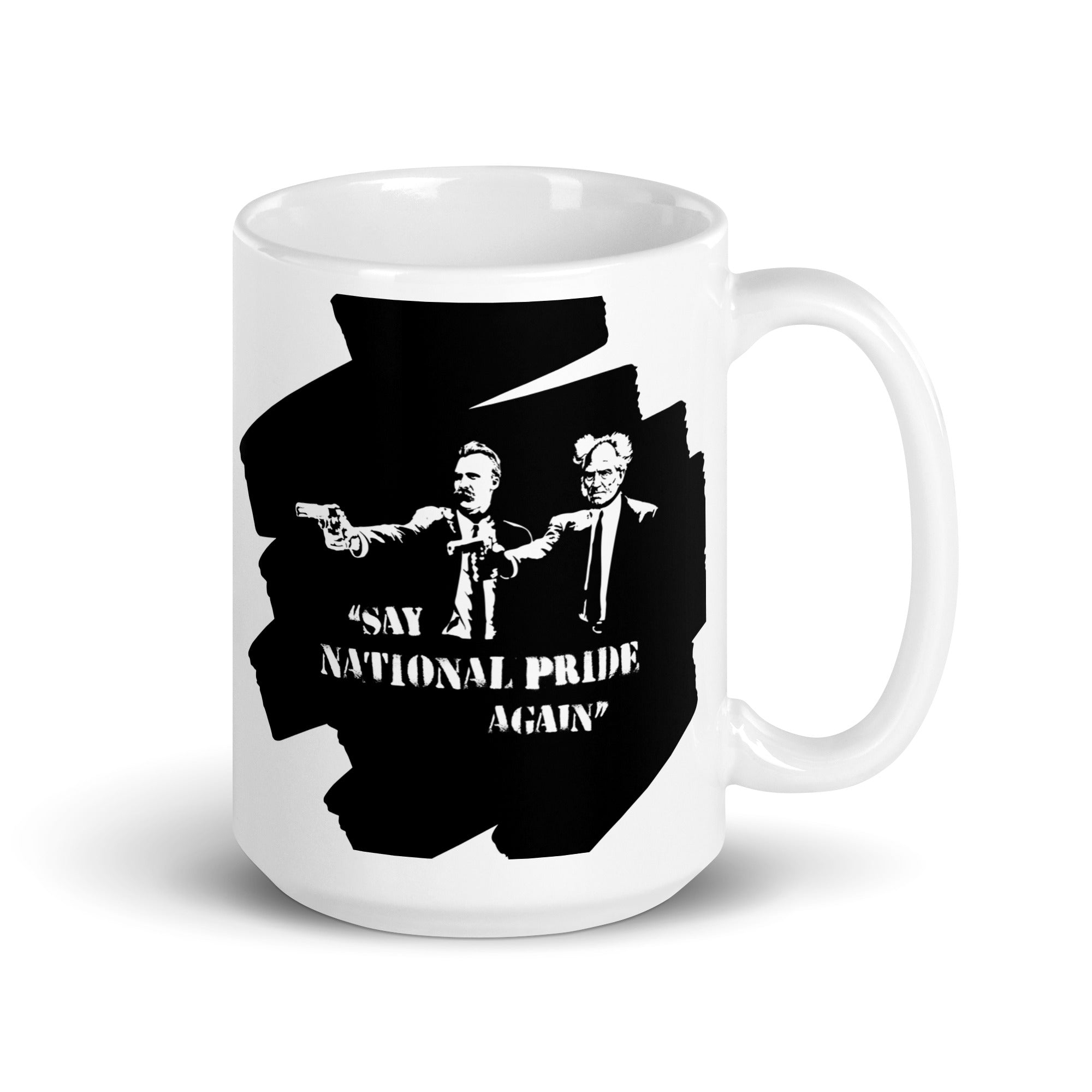 Philo Fiction: Nietzsche & Schopenhauer - Mug - The Philosopher's Shirt