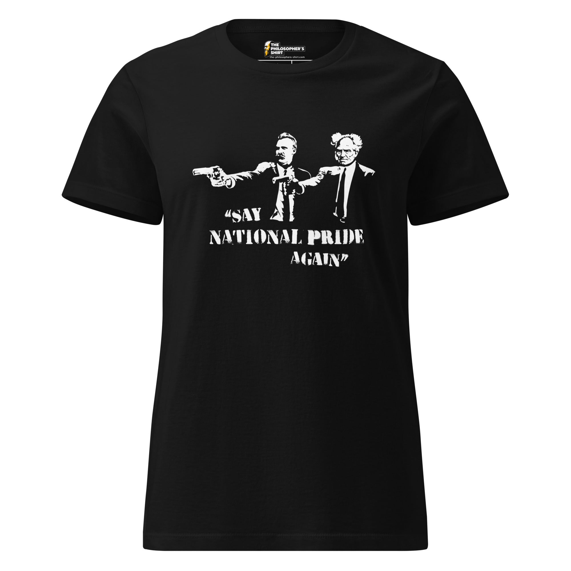 Philo Fiction: Nietzsche & Schopenhauer - Women’s T-shirt - The Philosopher's Shirt