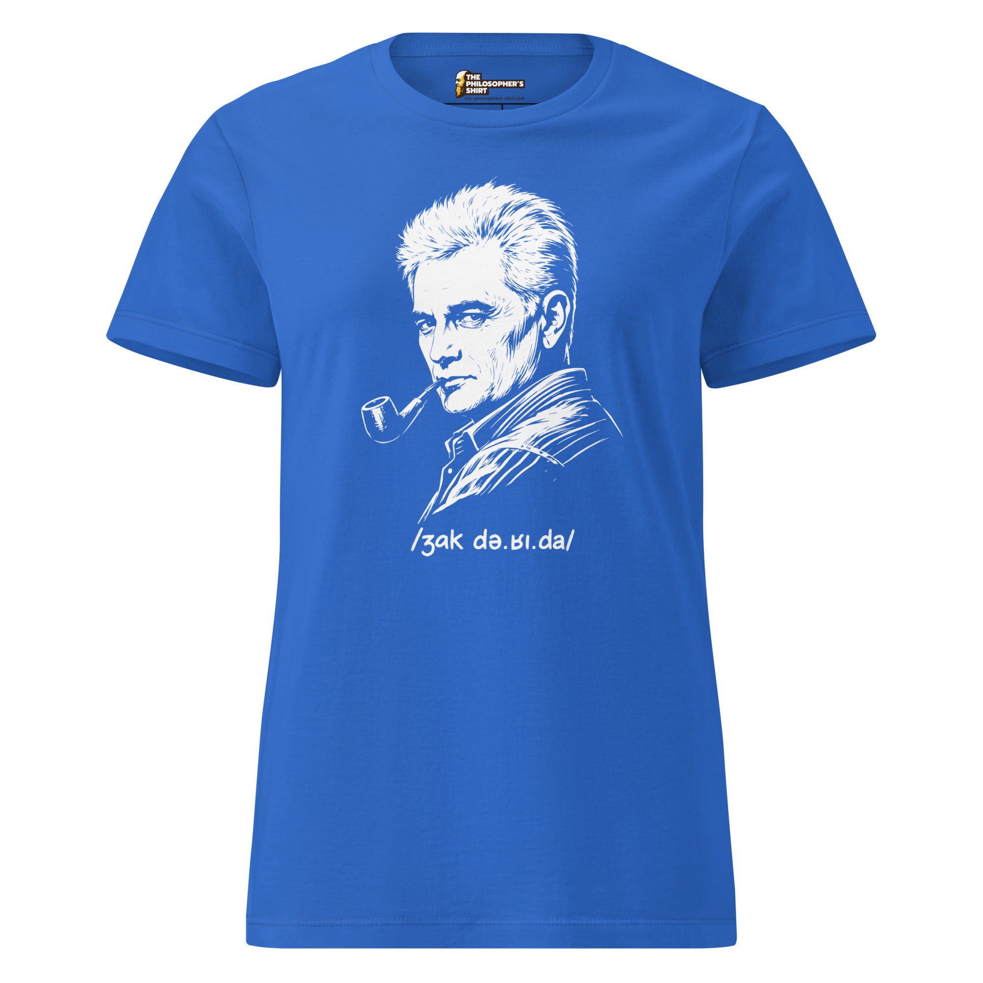 Jacques Derrida Portrait - Women’s T-shirt - The Philosopher's Shirt