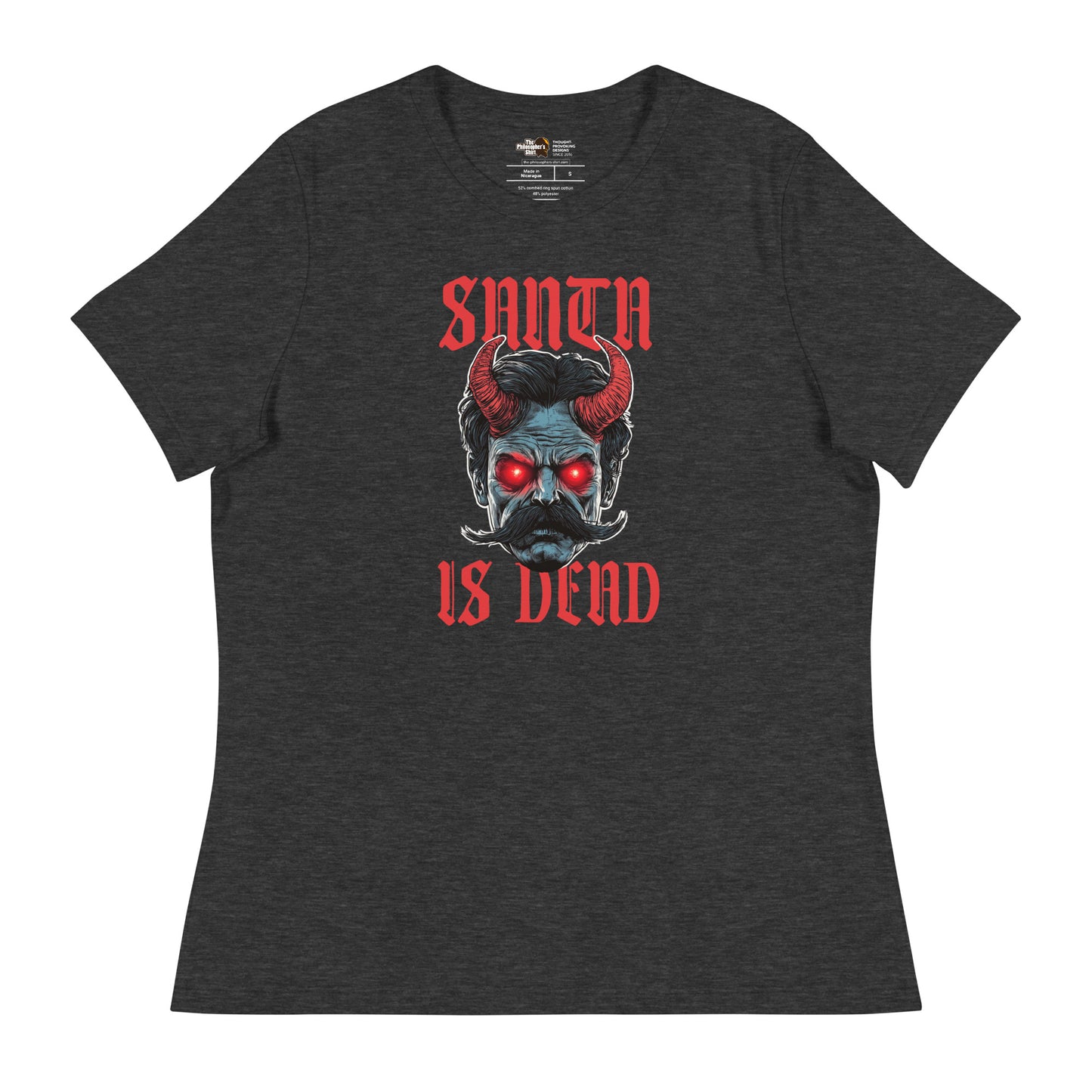 Nietzsche: Santa is Dead - Women's T-Shirt