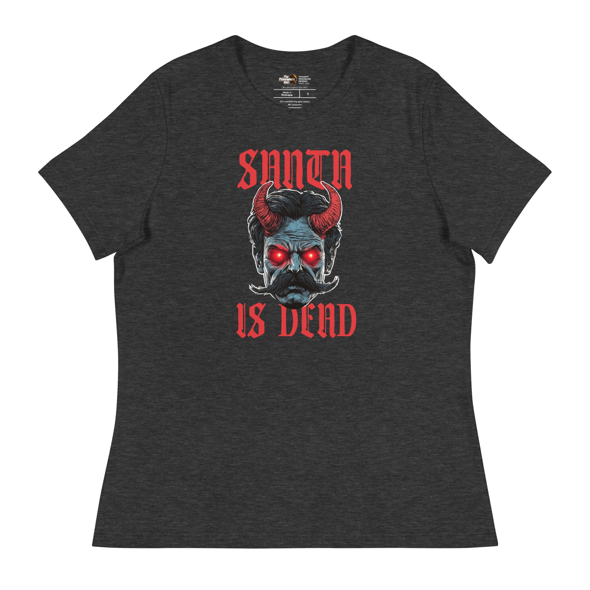 Nietzsche: Santa is Dead - Women's T-Shirt